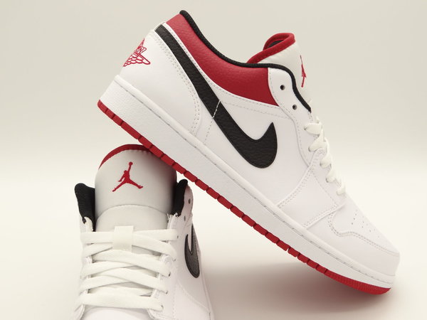 Nike Air Jordan 1 Low White 553558-118 Limited  Sneaker Herren