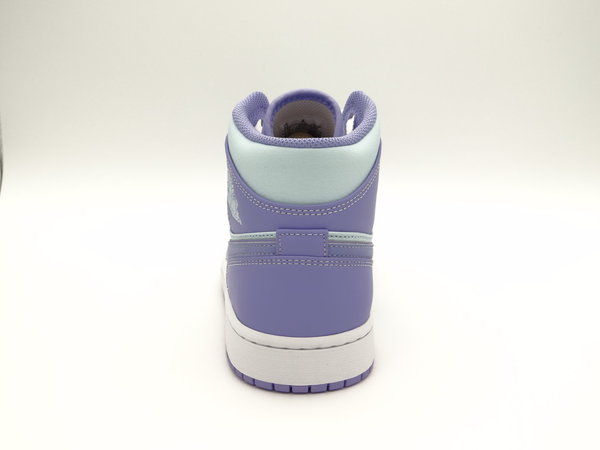 43 EU Nike Air Jordan 1 Mid Purple Aqua 554724-500 Herren Sneaker Freizeitschuhe